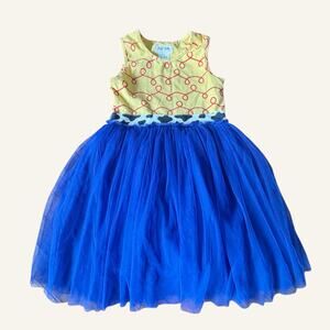 Taylor Joelle Sleeveless Jessie Toy Story Dress Crinoline Skirt Cowgirl Size 7